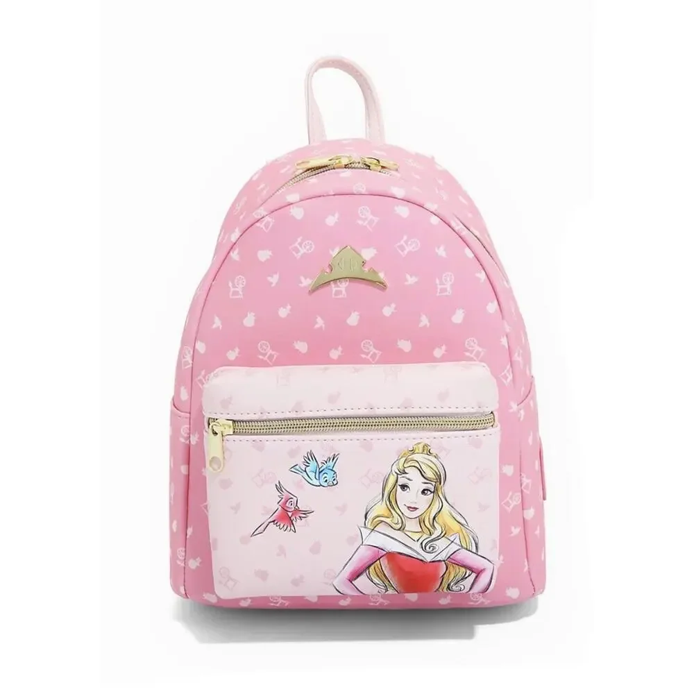Loungefly Disney Sleeping Beauty Mini Backpack Princess Aurora Birds Sketch
